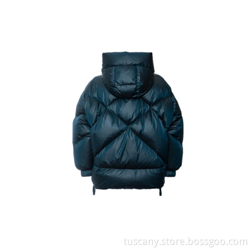 Veste bombée de couleur de couleur profonde personnalisée